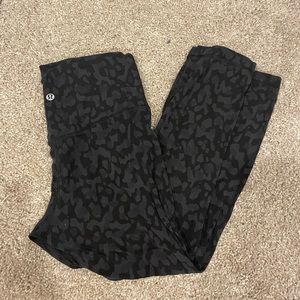 LULULEMON Cheetah cropped align leggings